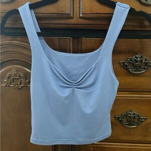 Blue Sleeveless Women's Top